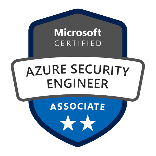 Microsoft Certified: Azure Security Engineer Associate badge